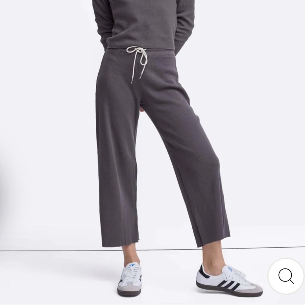 MATE the Label organic thermal wide-leg pant